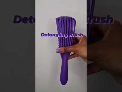 Curly Twirly Girl Purple Reign Detangling Flexi Brush