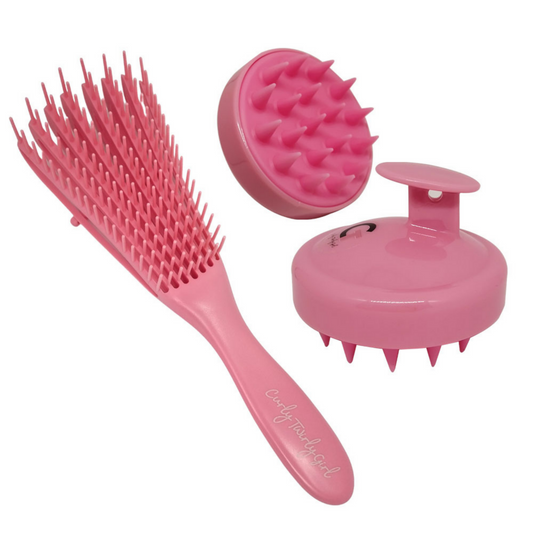Shampoo & Conditioner Brush Set